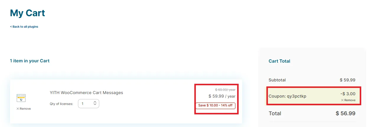 Yithemes 5% off coupon
